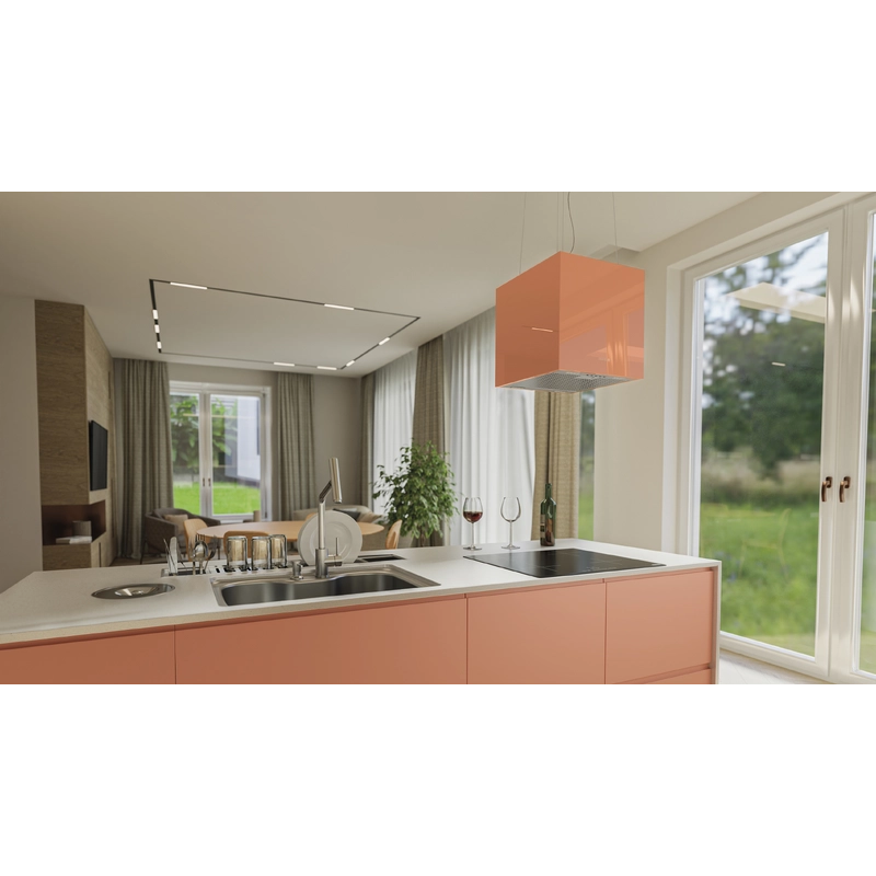 Coifa de Ilha Tramontina Isla Silent T smart 40 Color 2U em Aço Inox