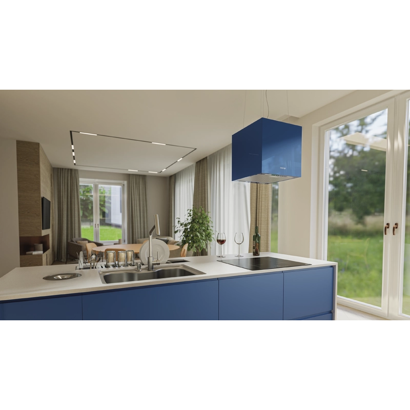 Coifa de Ilha Tramontina Isla Silent T smart 40 Color 2U em Aço Inox