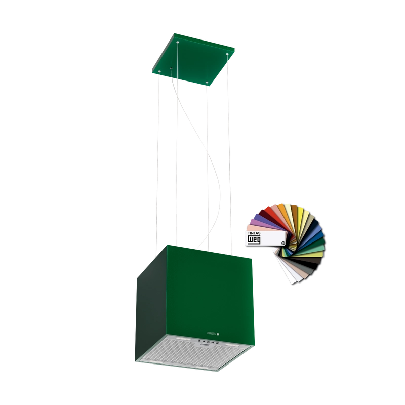 Coifa de Ilha Tramontina Isla Silent T smart 40 Color 2U em Aço Inox