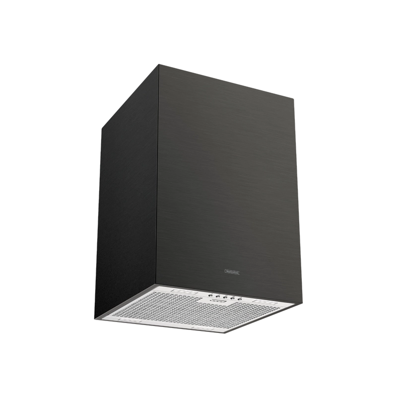 Coifa de Ilha Tramontina Square Isla 40 Silent em Aço Inox Black Steel e tratamento anti digitais 40 cm 220 V