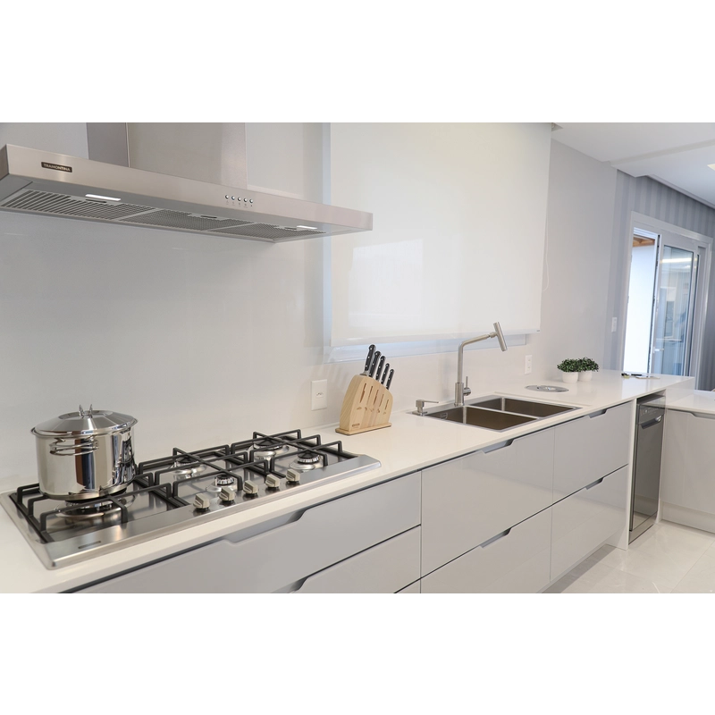 Coifa de parede Tramontina Dritta Wall 90 Split em Aço Inox 90 cm 220 V
