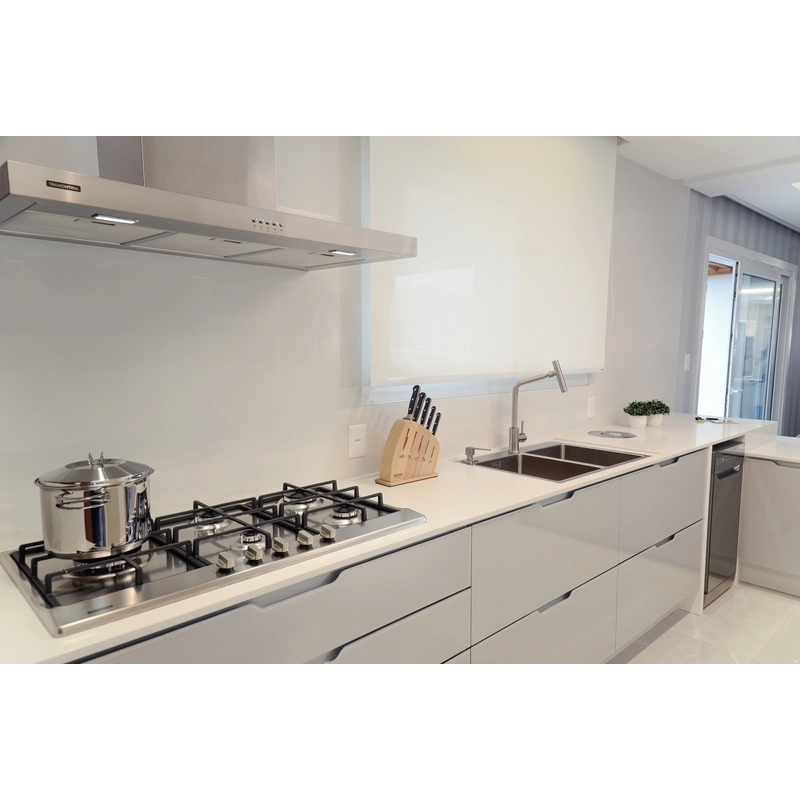 Coifa de Parede Tramontina New Dritta Wall 90 em Aço Inox 90 cm 127 V