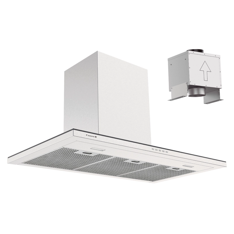Coifa de Parede Tramontina Slim Wall 90 Split em Aço Inox com Acabamento Acetinado 220 V