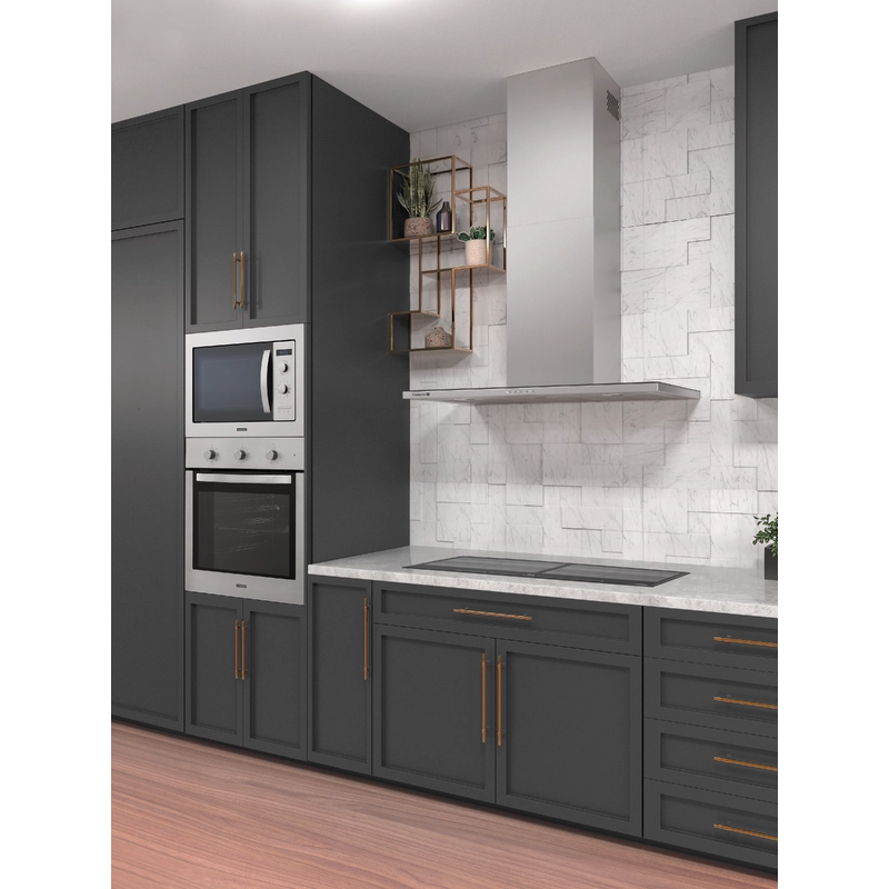 Coifa de Parede Tramontina Slim Wall 90 Split em Aço Inox com Acabamento Acetinado 220 V