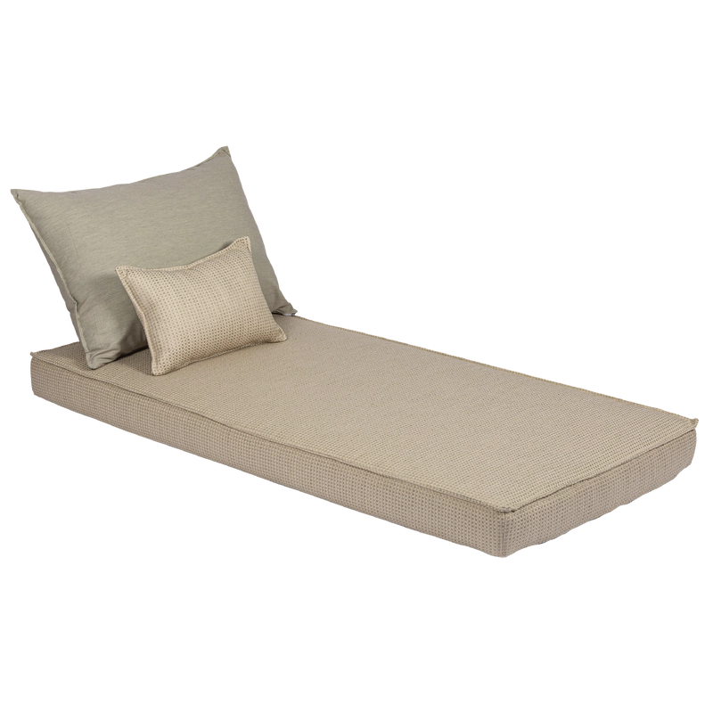 Conjunto Estofado para Chaise Tramontina Mood em Tecido Quaker Decor Acrílico Verde Sage