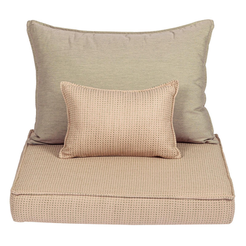 Conjunto Estofado para Poltrona Tramontina Mood em Tecido Quaker Decor Acrílico Verde Sage