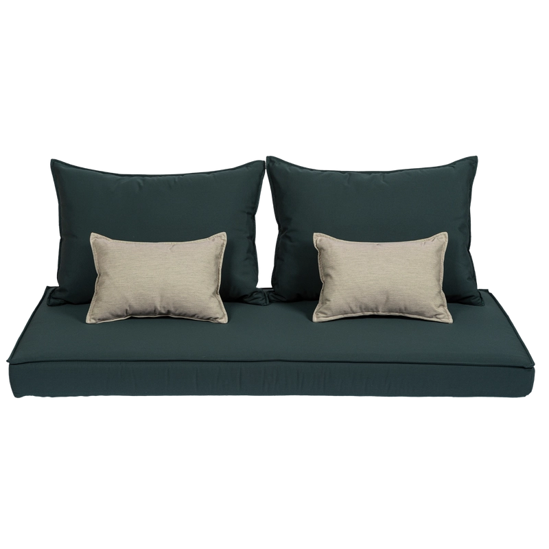 Conjunto Estofado para Sofá Tramontina Mood em Tecido Quaker Decor Acrílico Verde