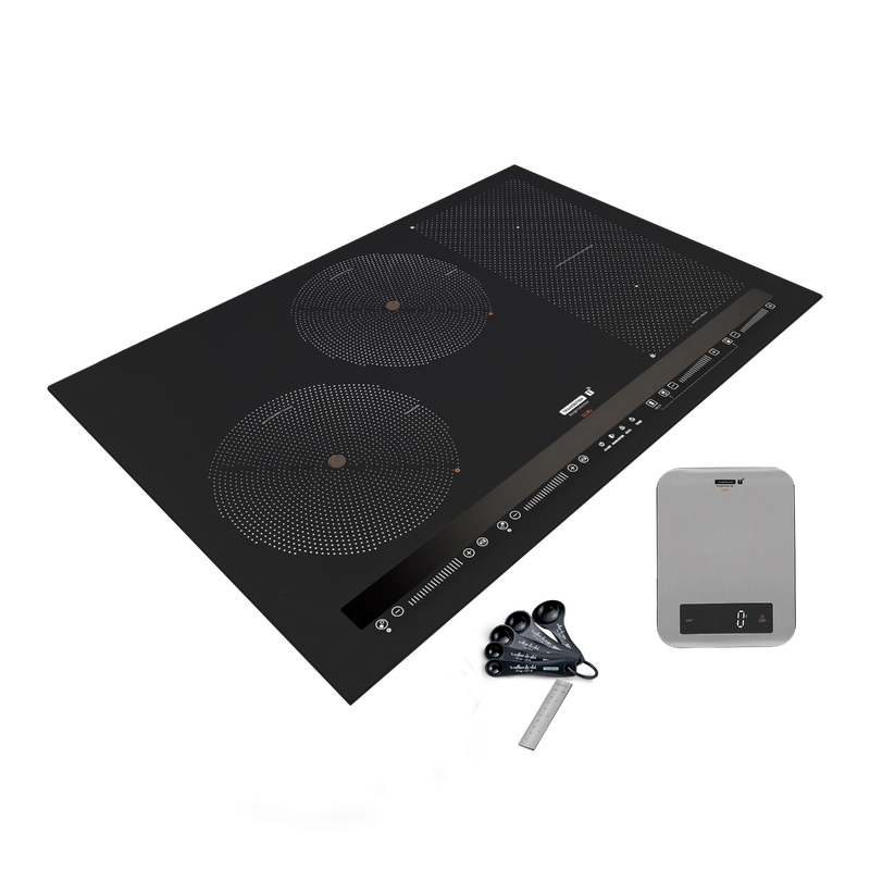 Cooktop de Embutir por Indução Tramontina Guru ThermoGuide Black Series