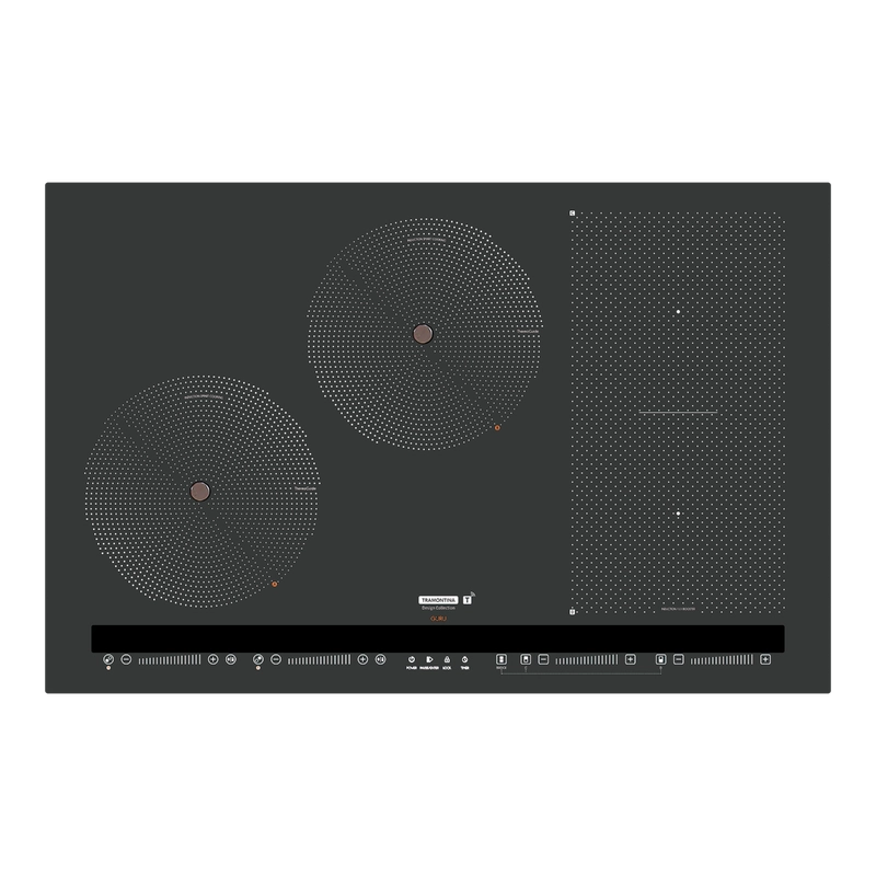 Cooktop de Embutir por Indução Tramontina Guru ThermoGuide Black Series