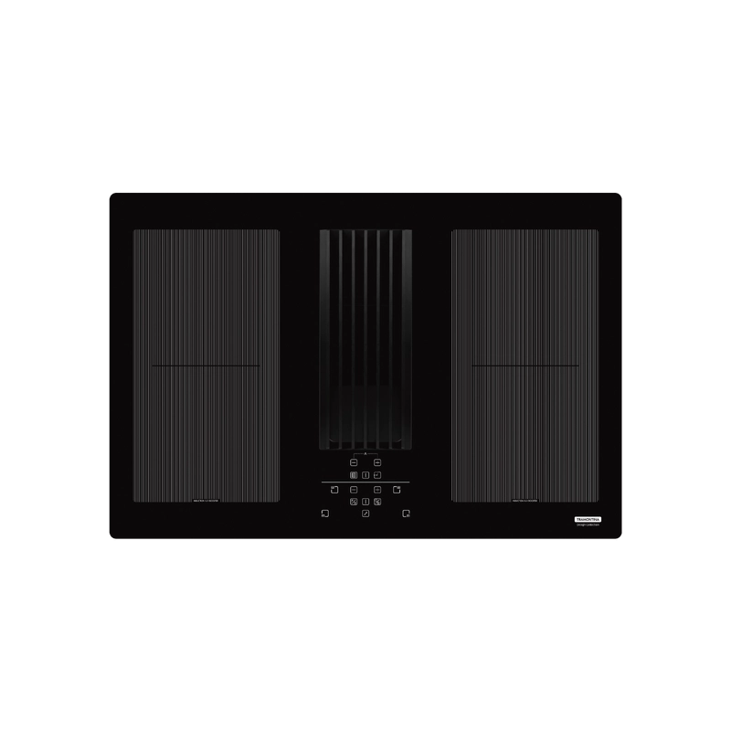 Cooktop Indução Tramontina Design Collection Duo 4EI 80 com Coifa Integrada em Modo Depuração 220 V