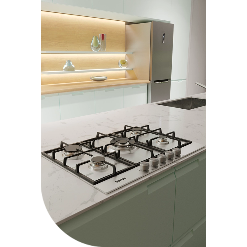 COOKTOP INVITA A GÁS INOX 70 CM BIVOLT
