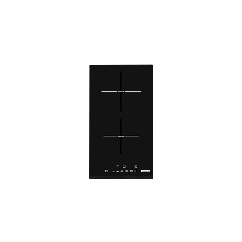 Cooktop por Indução Tramontina Dominó Slider 2EI 30 com 2 Áreas de Aquecimento e Comando Touch