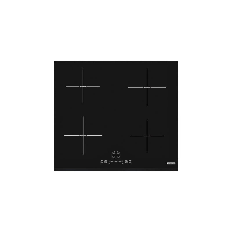 Cooktop por Indução Tramontina Square Slider B 4EI 60 Vitrocerâmico com 4 Áreas de Aquecimento e Comando Touch