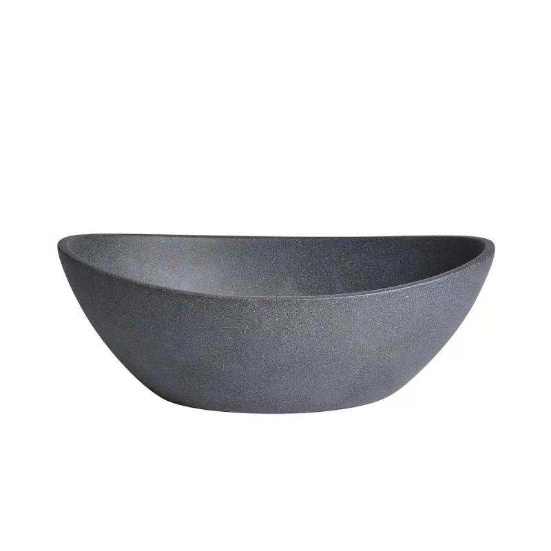 Cuba de Apoio Duplo Arco GeoStone - Moss Grey Terrazzo