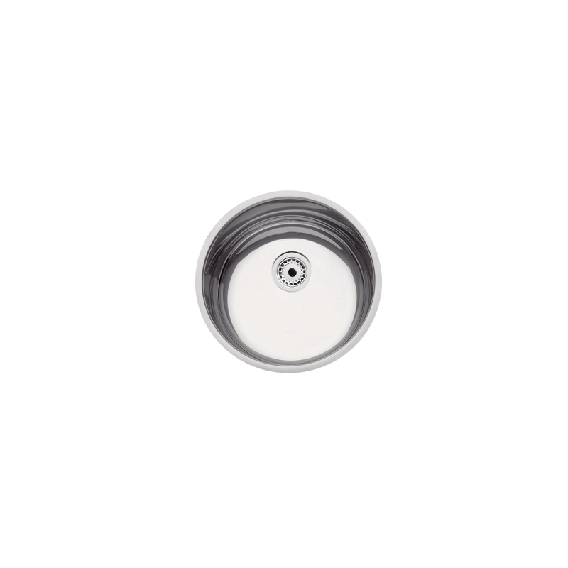 Cuba de embutir Tramontina Basic 38 BL em Aço Inox natural Ø38 cm