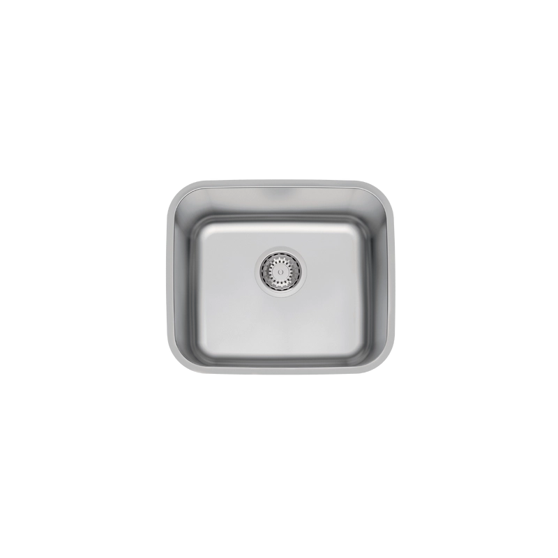 Cuba de Embutir Tramontina Dora 40 BL R6 em Aço Inox escovado com Válvula 4 1/2'' 40x34 cm