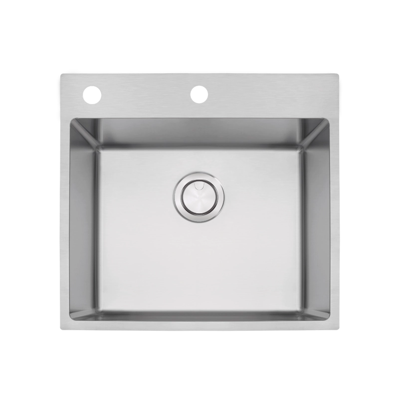 Cuba de Sobrepor Tramontina Design Collection Quadrum Flush em Aço Inox com Acabamento Acetinado 50x40 cm