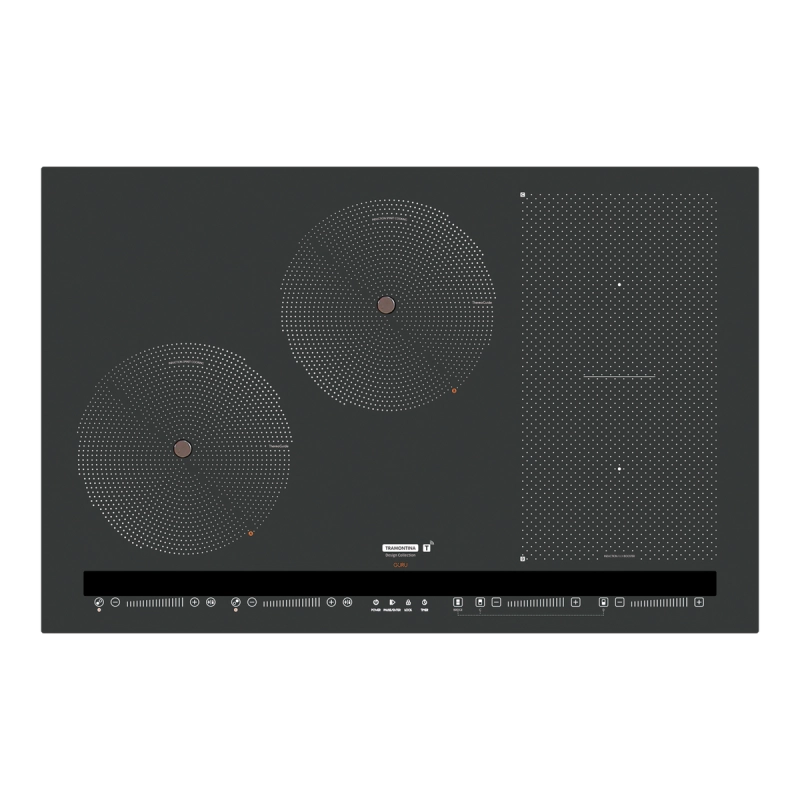 Cooktop de Embutir por Indução Tramontina Guru ThermoGuide Black Series