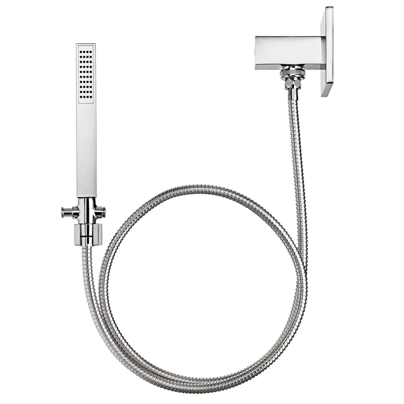 Desviador chuveiro Square 1/2" cromado