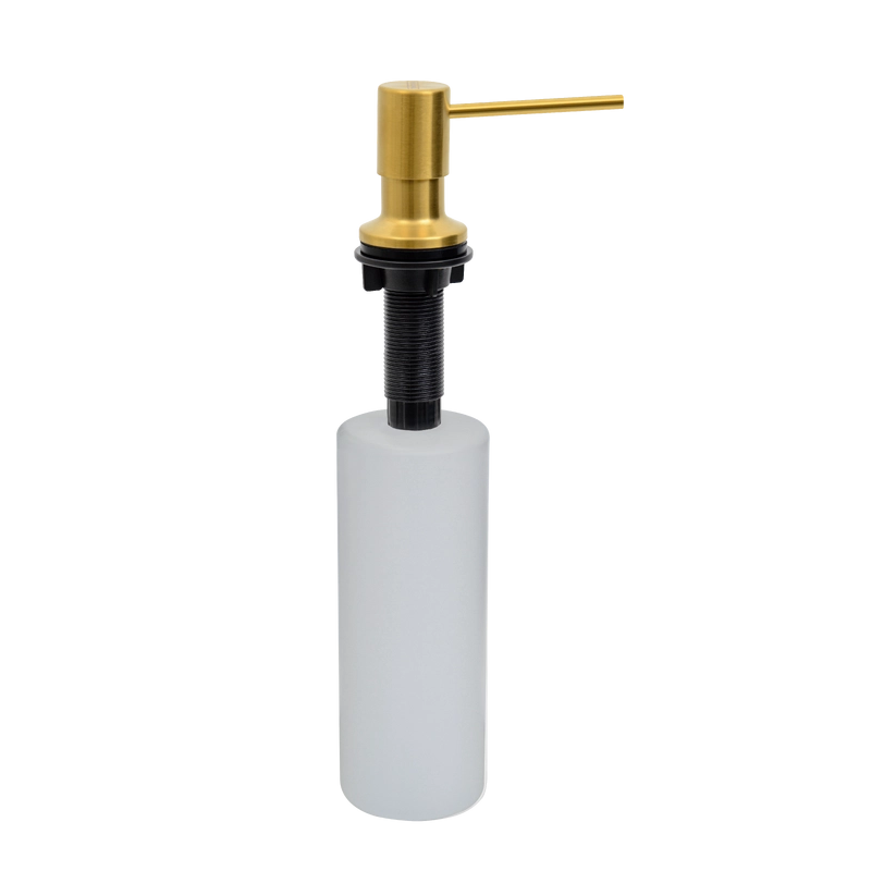 Dosador de Sabão Tramontina em Aço inox Gold com Recipiente Plástico 500 ml com revestimento PVD