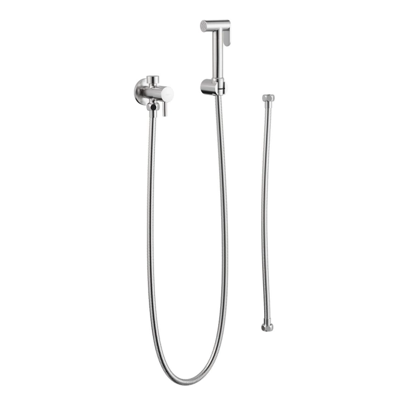 Ducha Higiênica com Derivação - Brushed Nickel