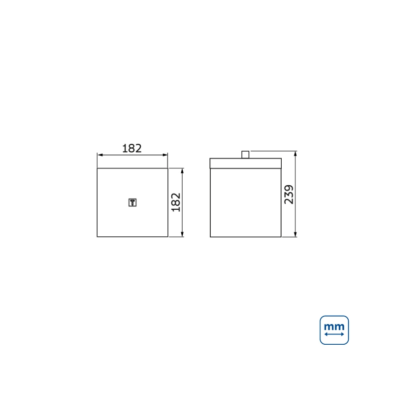 Lixeira Inox Luz com Tampa de Bambu Tramontina com Acabamento Acetinado  4,5 L