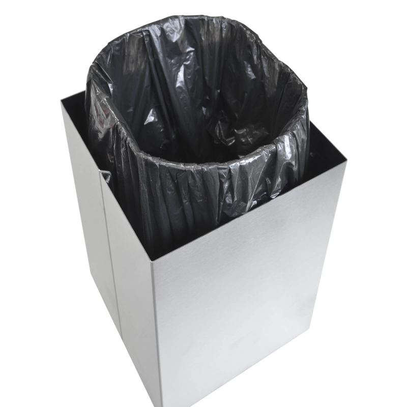 Lixeira Inox Luz Slim Tramontina com Acabamento Acetinado 5,5 L
