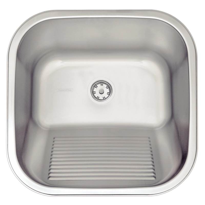 Tanque de Encaixe Tramontina Hera Compact 25L em Aço Inox Escovado 40x40 cm