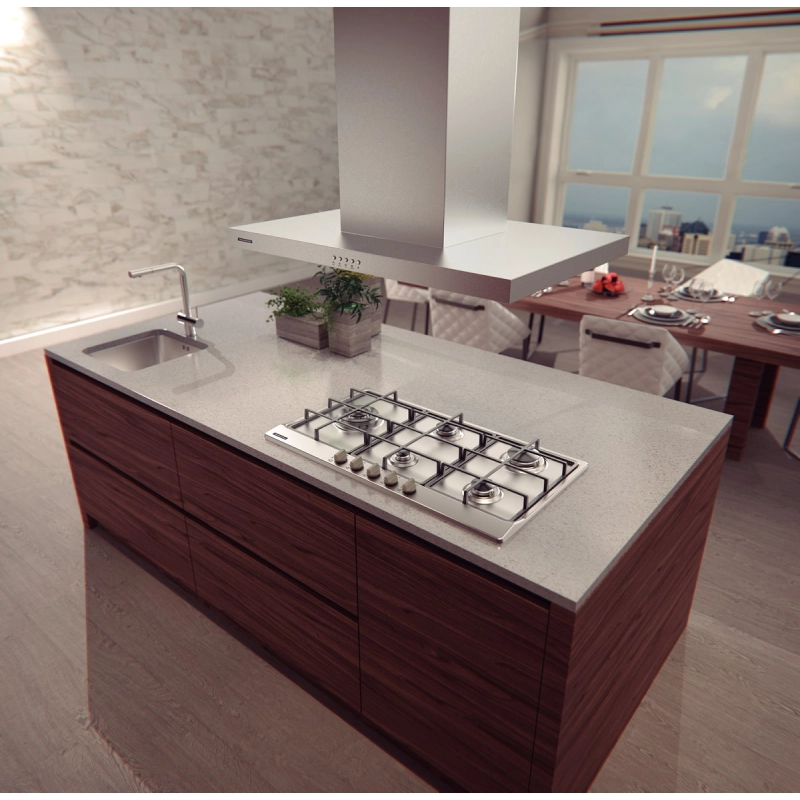 Coifa de Ilha Tramontina Dritta Isla 90 Split em Aço Inox 90 cm 220