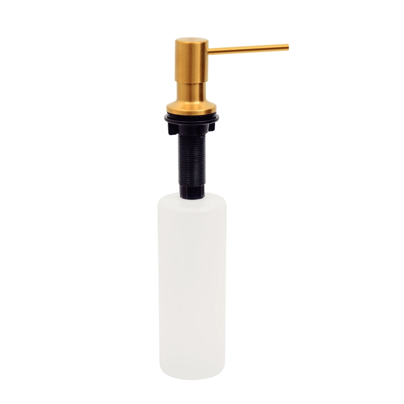 Dosador de Sabão Tramontina em Aço inox Gold com Recipiente Plástico 500 ml com revestimento PVD
