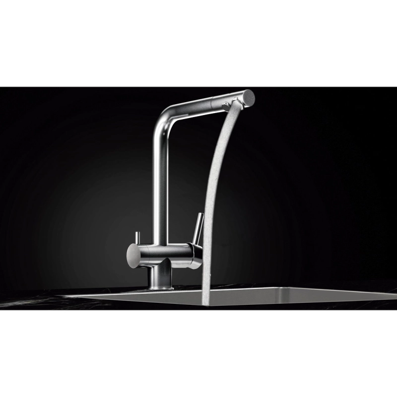 Monocomando Tramontina Monde Filter Ultra em Aço Inox com Saída Adicional para Água Filtrada + Filtro