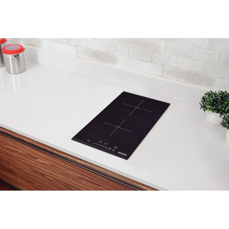 Cooktop por Indução Tramontina Dominó Slider 2EI 30 com 2 Áreas de Aquecimento e Comando Touch