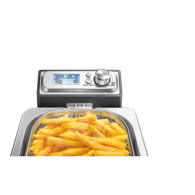 Fritadeira Elétrica Tramontina by Breville Smart em Aço Inox 7 Funções 4 L 127 V