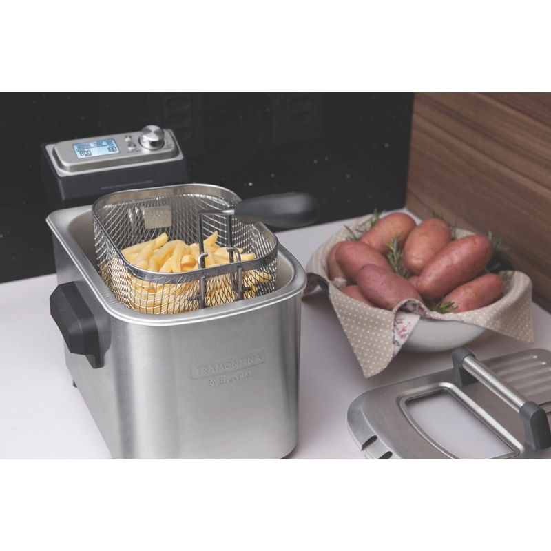 Fritadeira Elétrica Tramontina by Breville Smart em Aço Inox 7 Funções 4 L 220 V