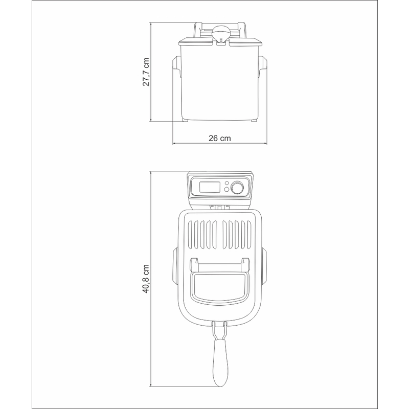 Fritadeira Elétrica Tramontina by Breville Smart em Aço Inox 7 Funções 4 L 220 V