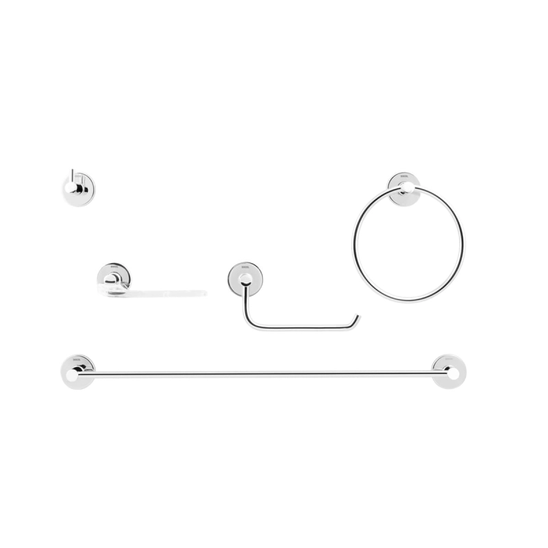 Kit de acessórios de parede para lavatório Hope