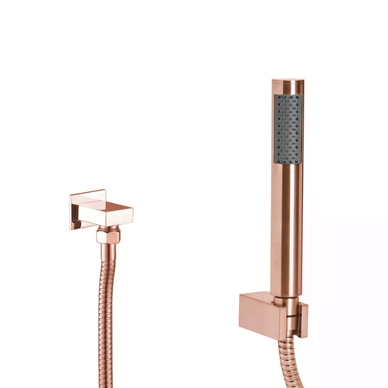 Kit de Ducha Manual para Chuveiro Rainbow - Brushed Rose Gold