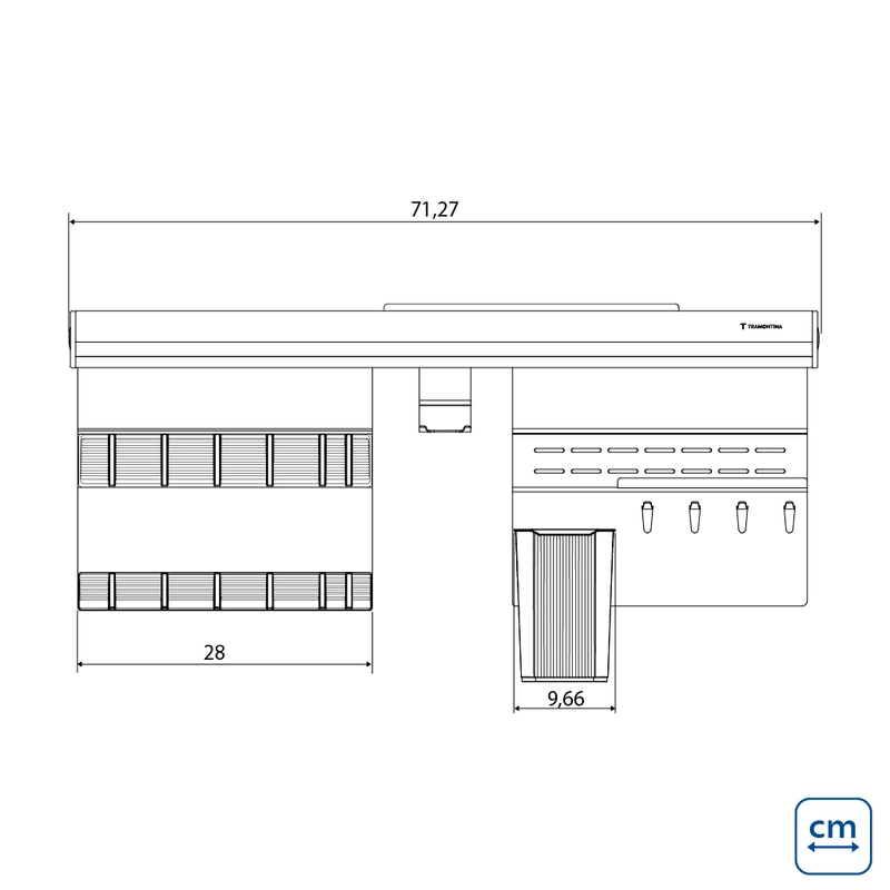 Kit Organizador de Parede Premium Tramontina com Porta-Facas