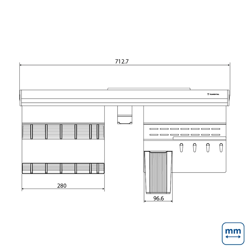 Kit Organizador de Parede Premium Tramontina com Porta-Facas