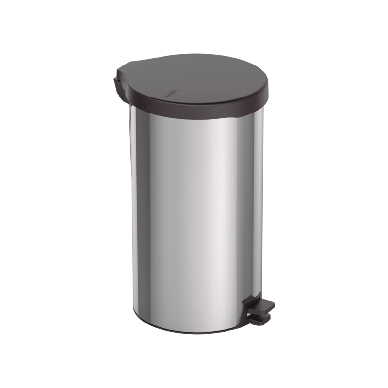Lixeira com Pedal Tramontina New em Aço Inox com Acabamento Polido 20 L
