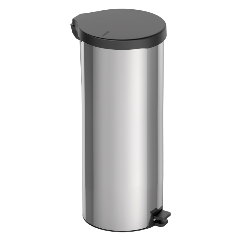 Lixeira com Pedal Tramontina New em Aço Inox com Acabamento Polido 30 L