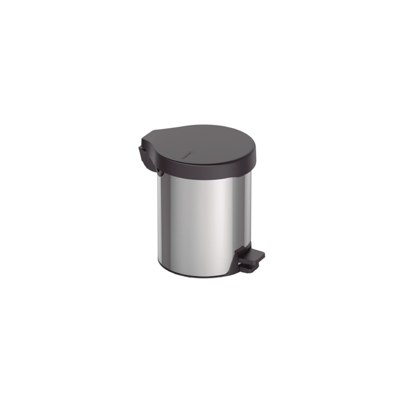 Lixeira com Pedal Tramontina New em Aço Inox com Acabamento Polido 5 L
