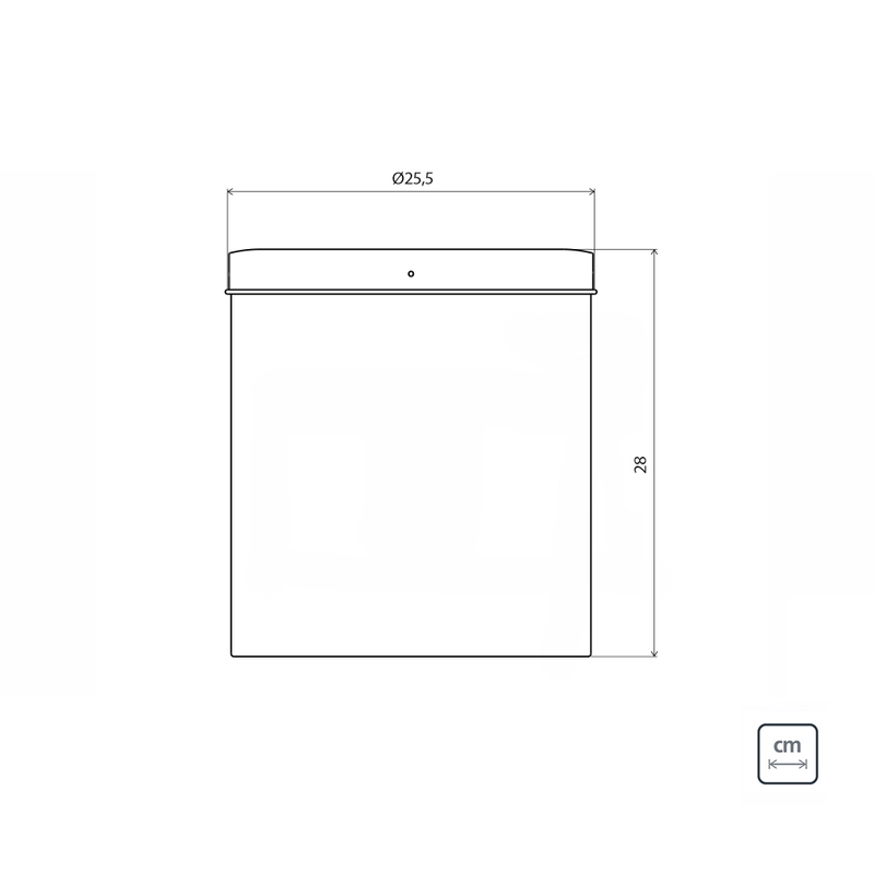 Lixeira Inox Tramontina Swing com Acabamento Acetinado e Tampa Basculante 12 L