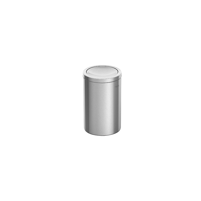 Lixeira Inox Tramontina Swing com Acabamento Acetinado e Tampa Basculante 20 L
