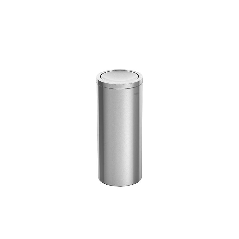 Lixeira Inox Tramontina Swing com Acabamento Acetinado e Tampa Basculante 30 L
