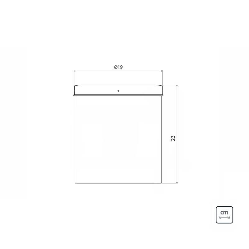 Lixeira Inox Tramontina Swing com Acabamento Acetinado e Tampa Basculante 5 L