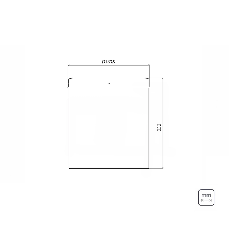 Lixeira Inox Tramontina Swing com Acabamento Acetinado e Tampa Basculante 5 L