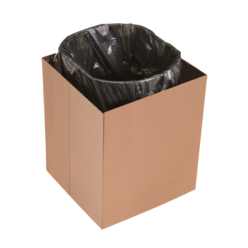 Lixeira Tramontina Luz em Inox com Acabamento Acetinado e revestimento Rose a base de verniz com 4,5 L