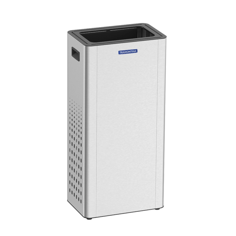 Lixeira Tramontina Sassari 65 L em Aço Inox