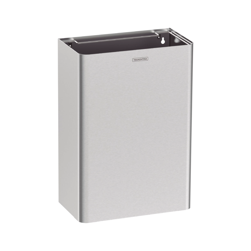 Lixeira Tramontina Wall 30 L em Aço Inox